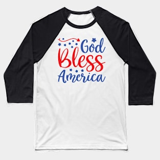 God Bless America Baseball T-Shirt